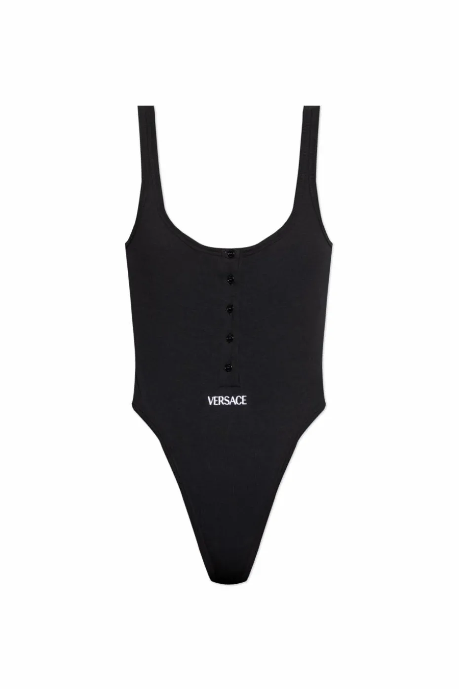 Versace BLACK Bodysuit with embroidered logo