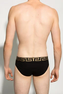 Versace BLACK Branded briefs 3-pack