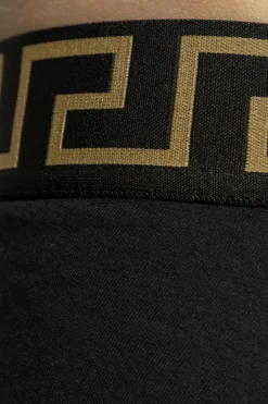 Versace BLACK Cotton boxer briefs