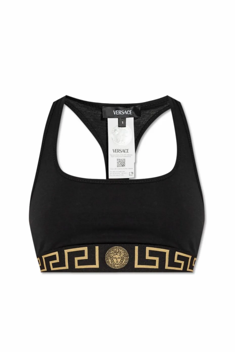 Versace BLACK Cotton Bra