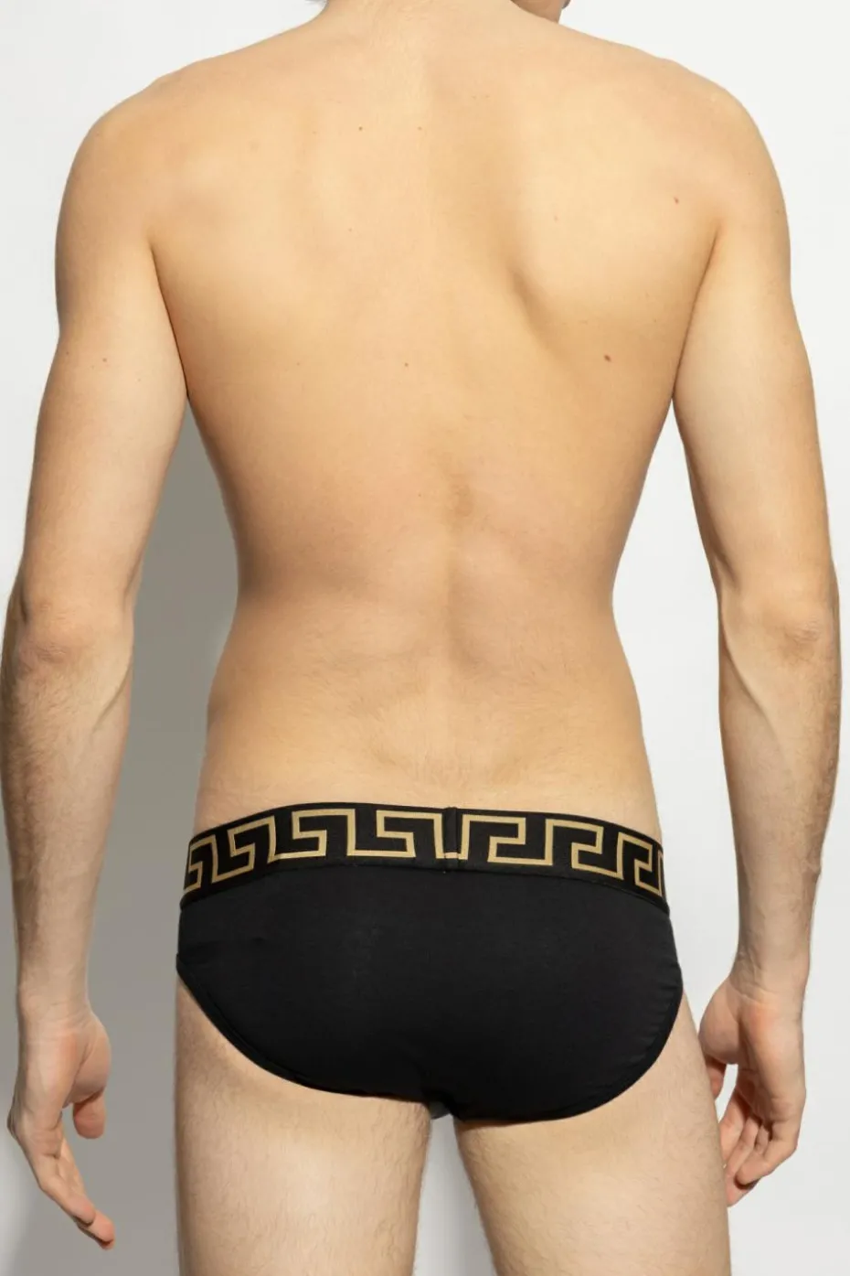 Versace BLACK Cotton briefs