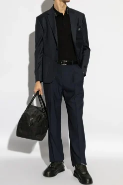 Versace BLACK Cotton polo