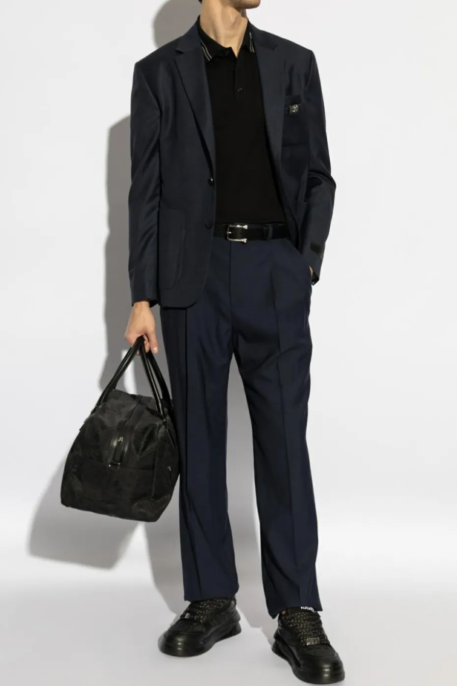Versace BLACK Cotton polo