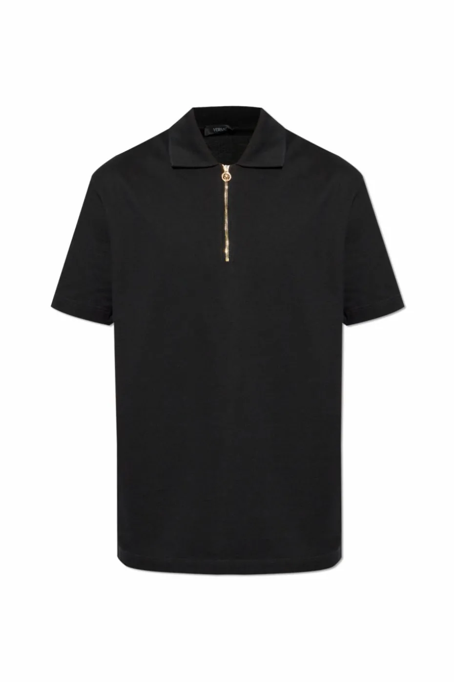 Versace BLACK Cotton Polo