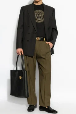 Versace BLACK Cotton T-shirt