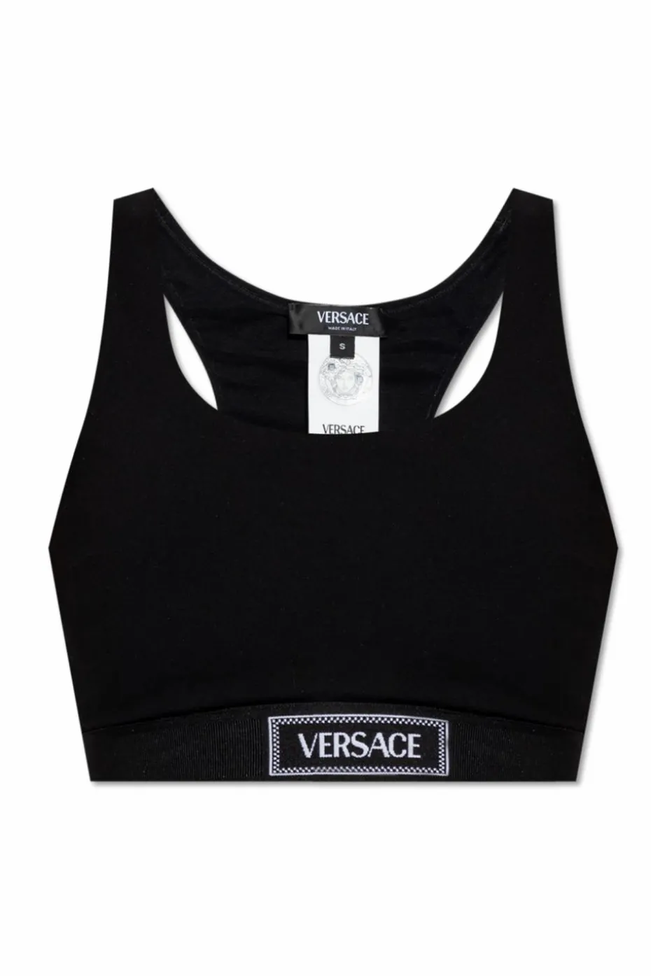 Versace BLACK Crop Top