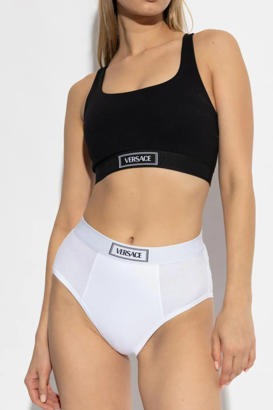 Versace BLACK Crop Top