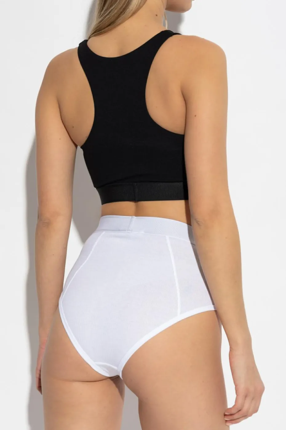 Versace BLACK Crop Top