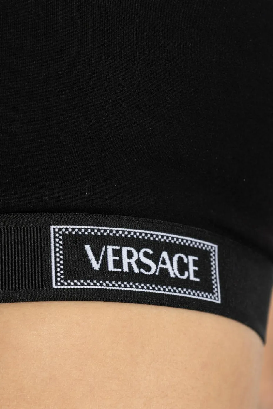 Versace BLACK Crop Top