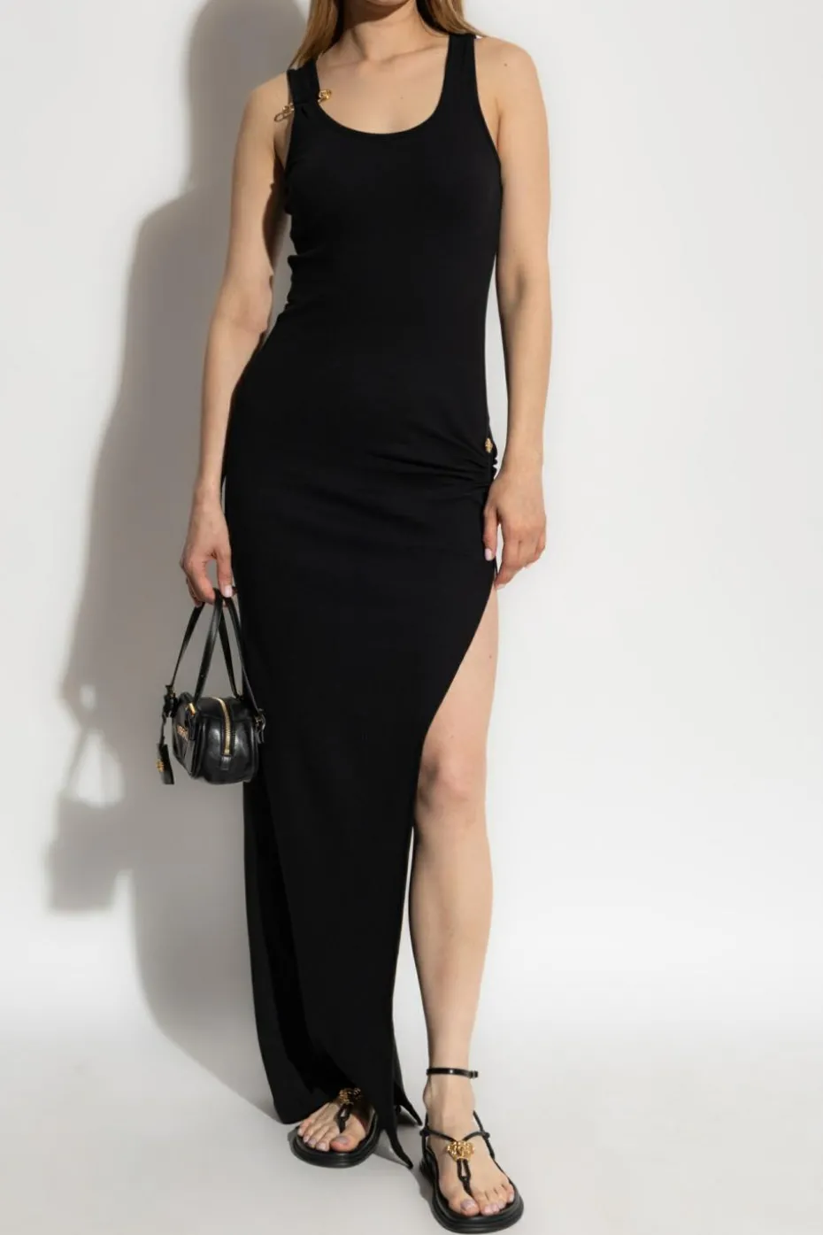 Versace BLACK Dress with front slit