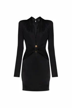 Versace BLACK Dress with appliquƩ