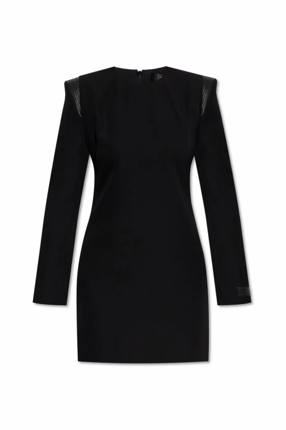 Versace BLACK Dress with leather inserts