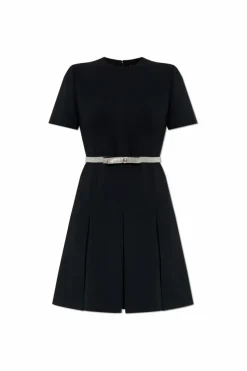 Versace BLACK Dress with a waist belt
