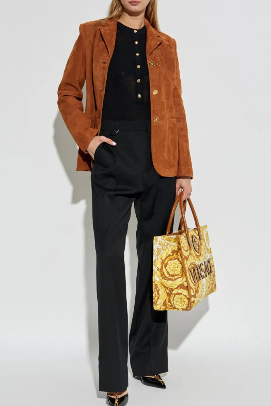 Versace BLACK Fitted top