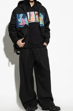 Versace BLACK Hooded jacket