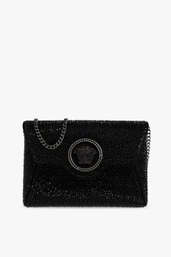 Versace BLACK 'La Medusa' clutch