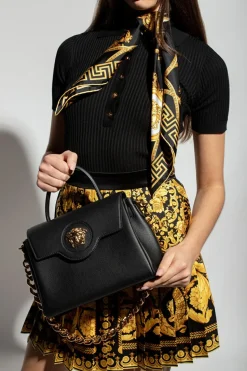 Versace BLACK ‘La Medusa Medium’ shoulder bag