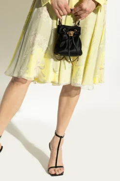 Versace BLACK La Medusa Mini bucket-style handbag