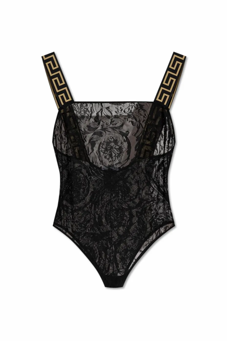 Versace BLACK Lace bodysuit