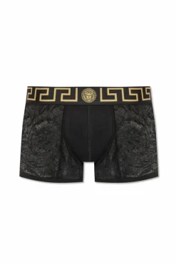 Versace BLACK Lace boxers