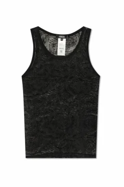 Versace BLACK Lace top