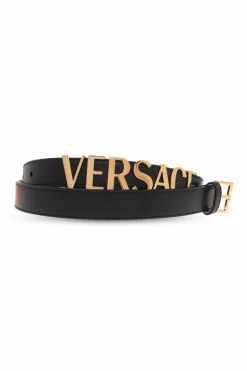 Versace BLACK Leather belt