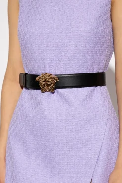 Versace BLACK Leather belt