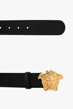 Versace BLACK Leather belt