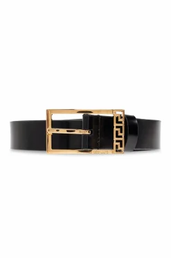 Versace BLACK Leather belt