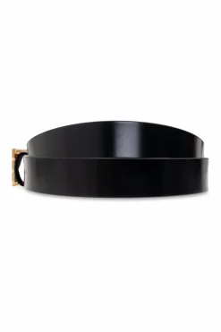 Versace BLACK Leather belt
