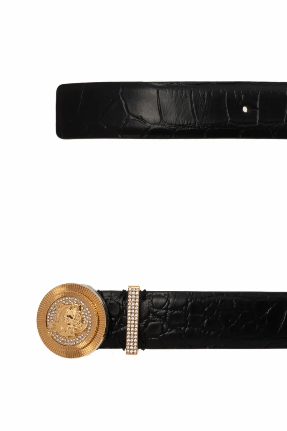 Versace BLACK Leather belt