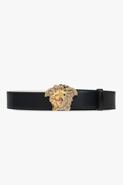Versace BLACK Leather belt