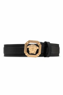 Versace BLACK Leather belt