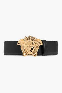 Versace BLACK Leather belt