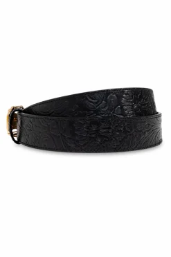 Versace BLACK Leather belt.