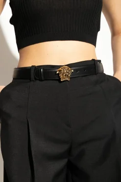 Versace BLACK Leather belt
