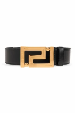 Versace BLACK Leather belt