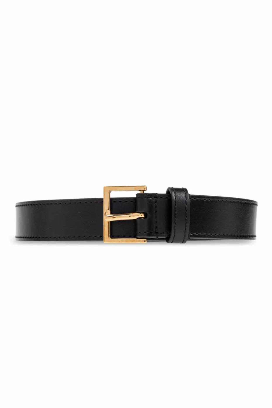 Versace BLACK Leather belt.