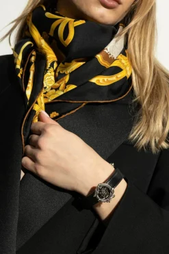 Versace BLACK Leather bracelet