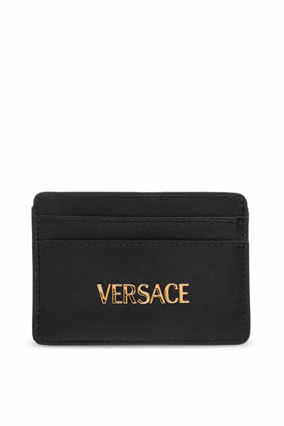 Versace BLACK Leather card holder