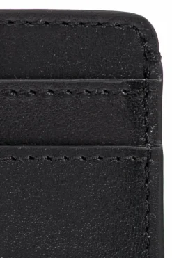 Versace BLACK Leather card holder