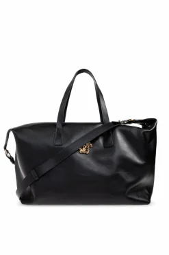 Versace BLACK Leather carry-on bag
