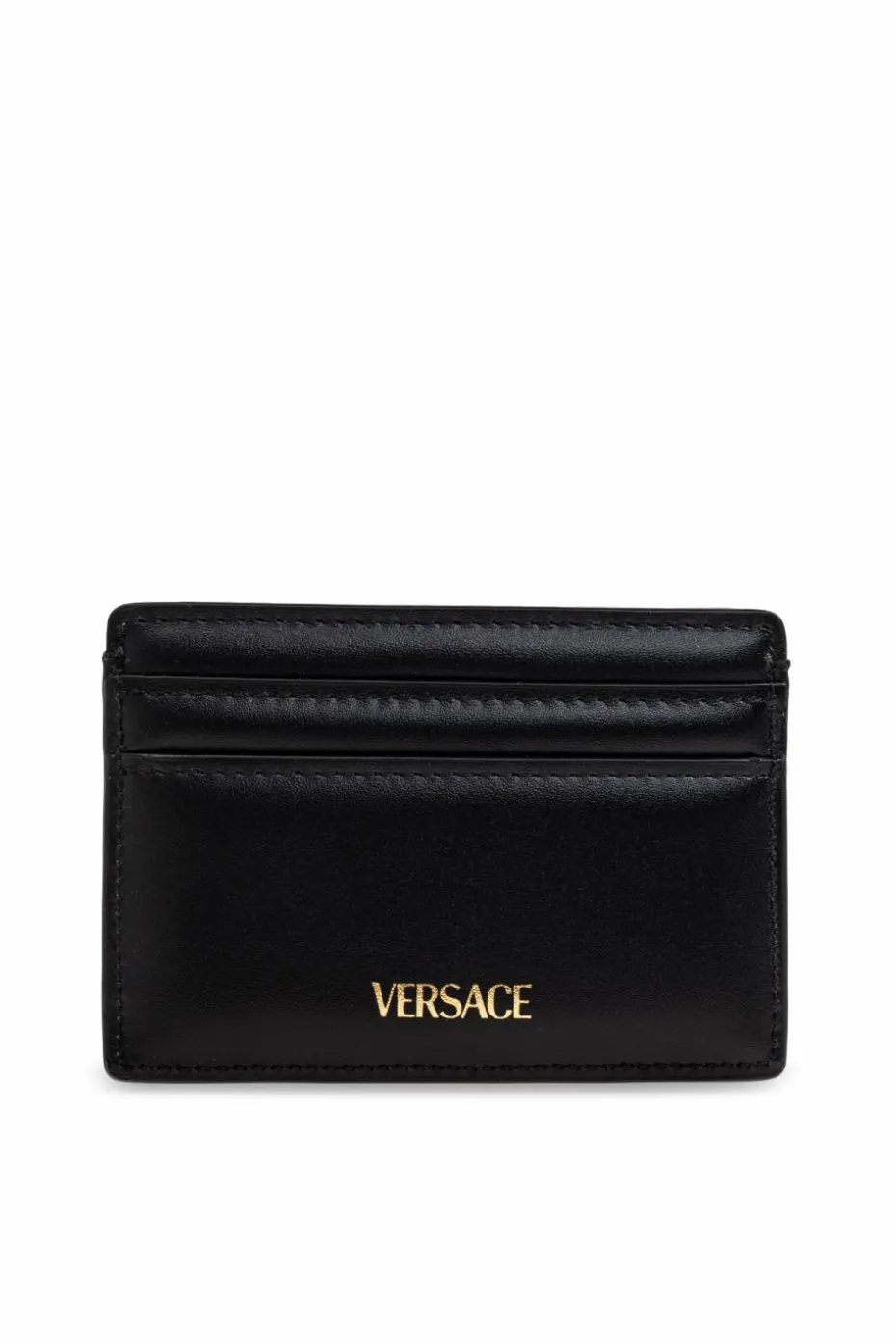 Versace BLACK Leather card holder