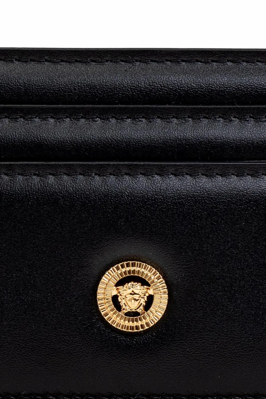 Versace BLACK Leather card holder