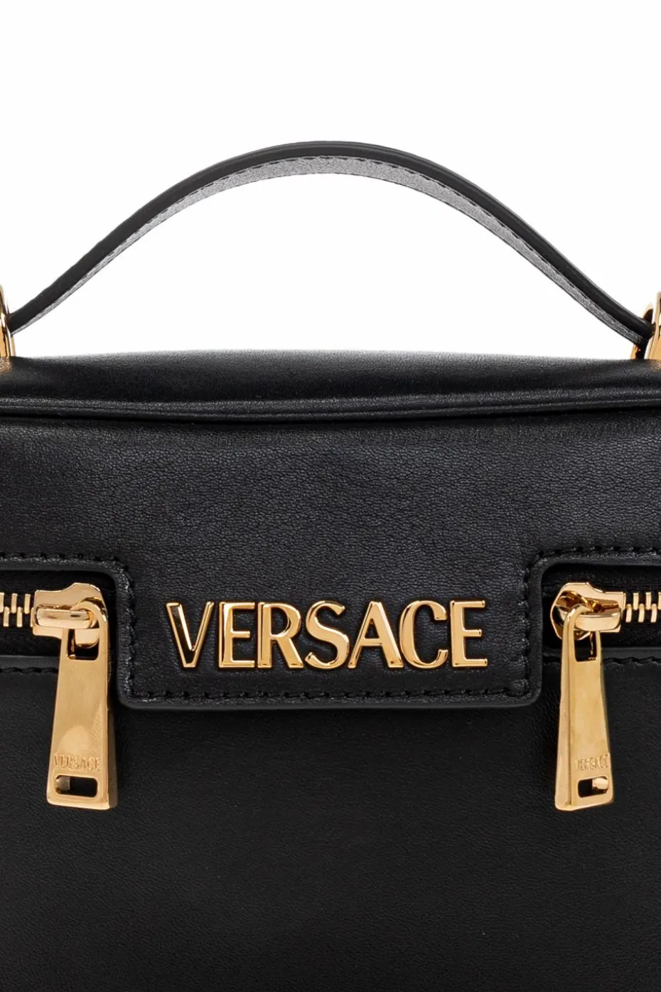 Versace BLACK Leather handbag