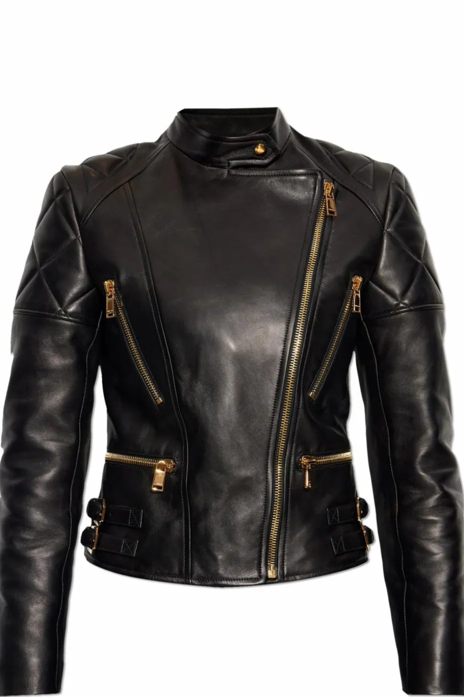 Versace BLACK Leather jacket