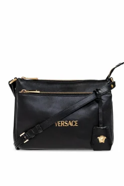 Versace BLACK Leather shoulder bag