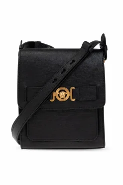 Versace BLACK Leather shoulder bag