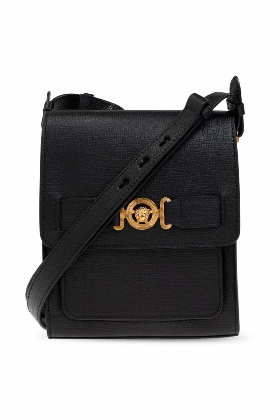 Versace BLACK Leather shoulder bag