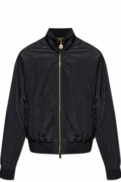 Versace BLACK Lightweight jacket with a stand-up collar